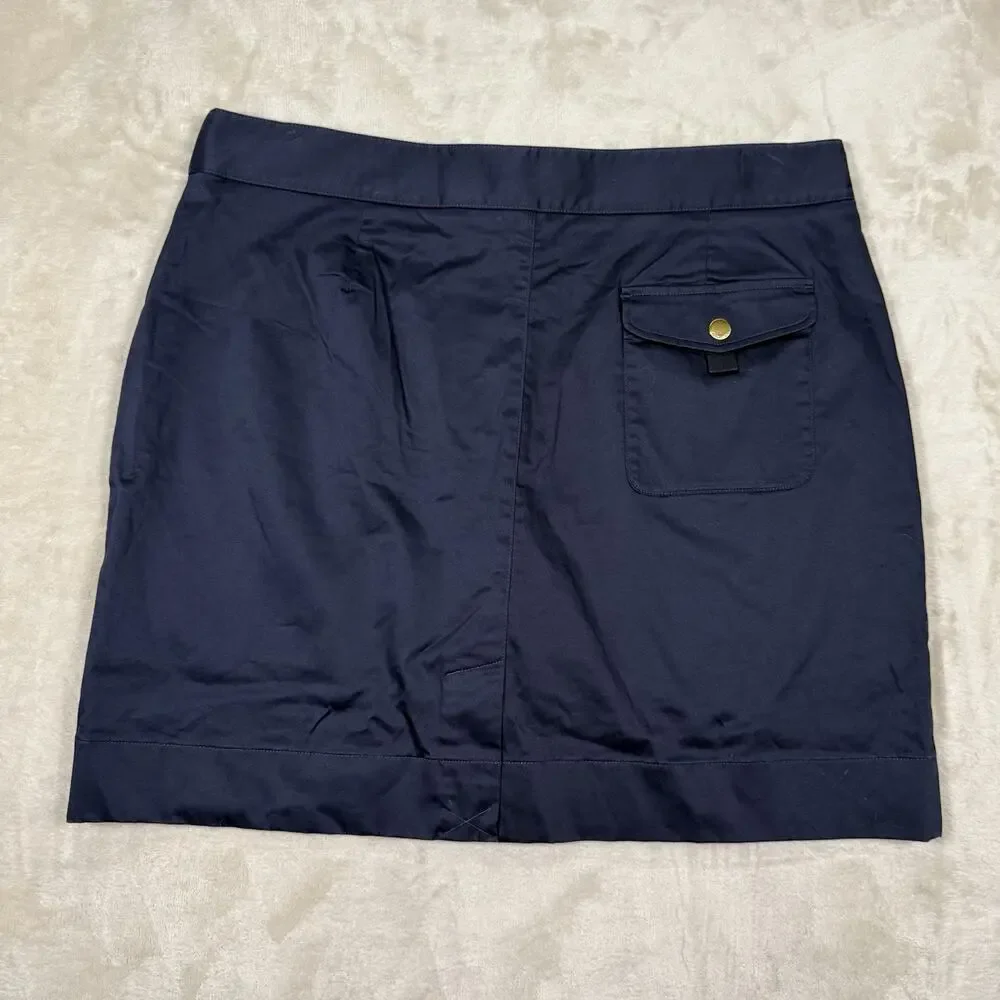 NWT Ralph Lauren Golf Skort Women's Size 14 Blue Classic Stretch Shorts Skirt - Picture 4 of 9